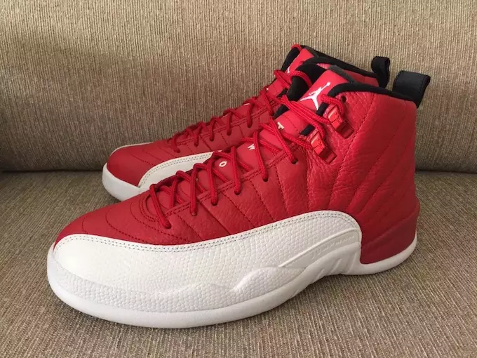 2016 Air Jordan Retro 12 Gym အနီရောင်