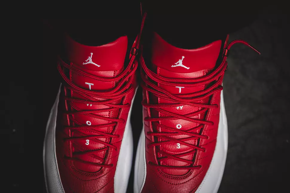 Air Jordan 12 Gym Red Alternate White Black