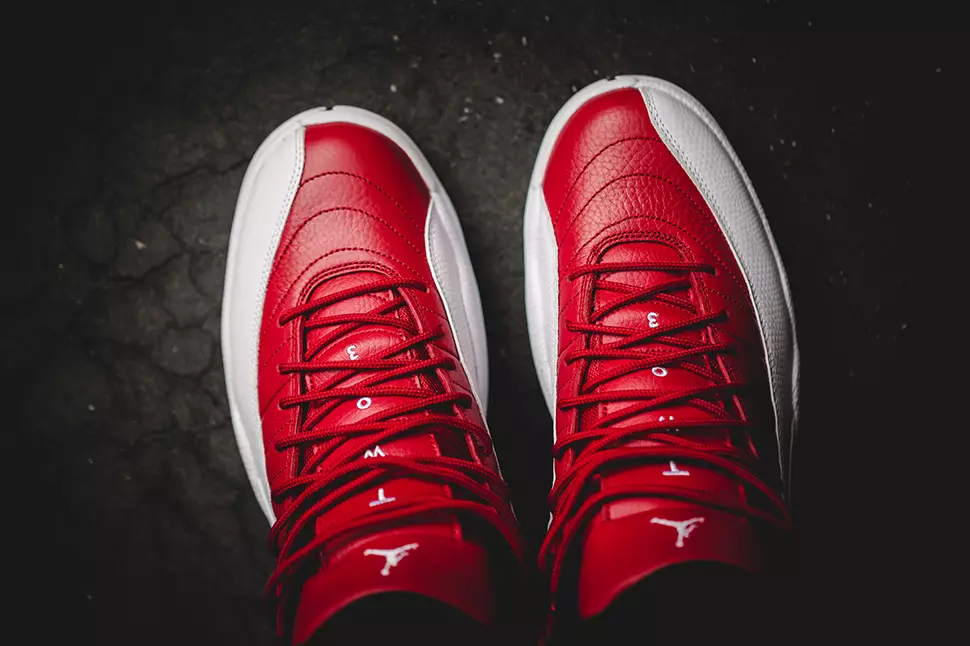 Air Jordan 12 Gym Red Alternate White Black