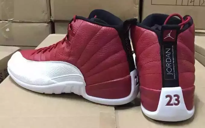 Air Jordan 12 Červená Biela Čierna Dátum vydania