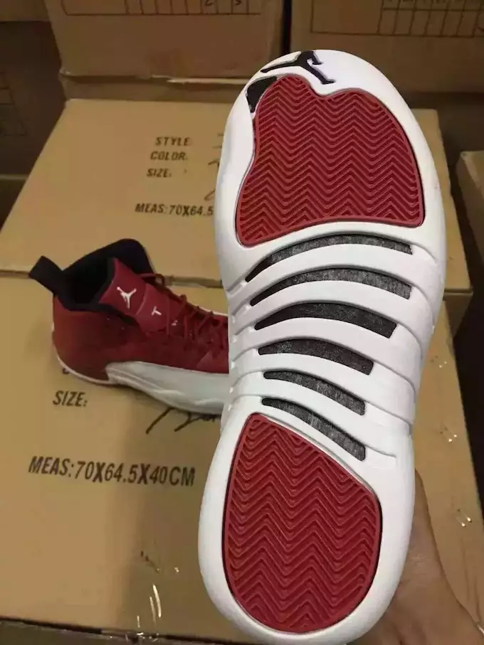 Air Jordan 12 Rosso Bianco Nero Data di rilascio