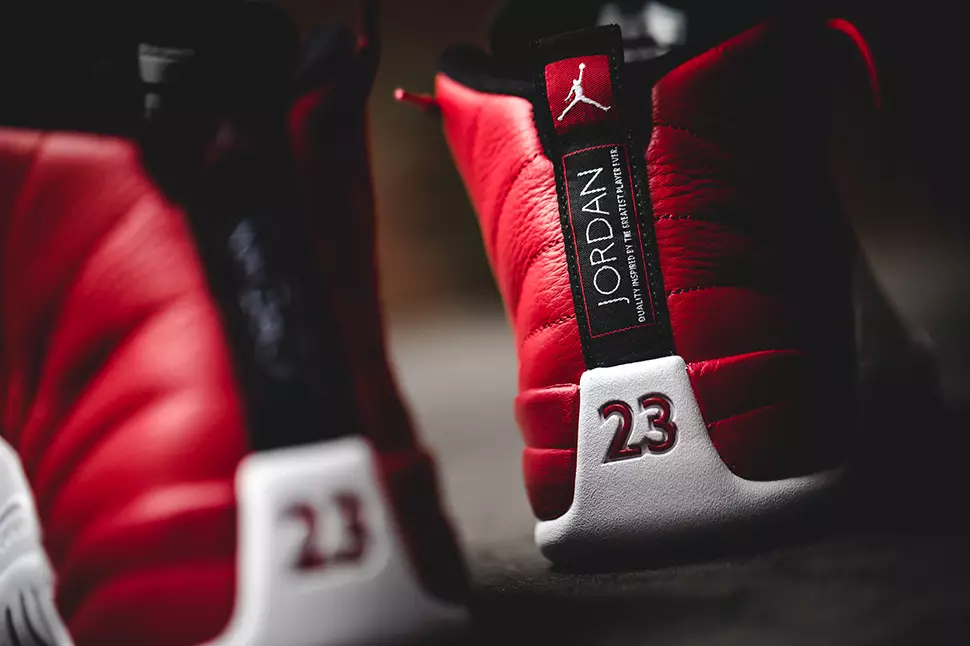 Air Jordan 12 Gym Vermelho Alternativo Branco Preto