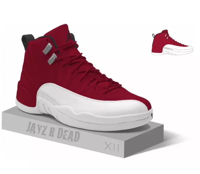 Tarehe ya Kutolewa ya Air Jordan 12 Nyekundu Nyeusi