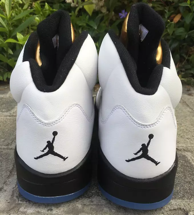 Olympic Gold Tongue Air Jordan 5