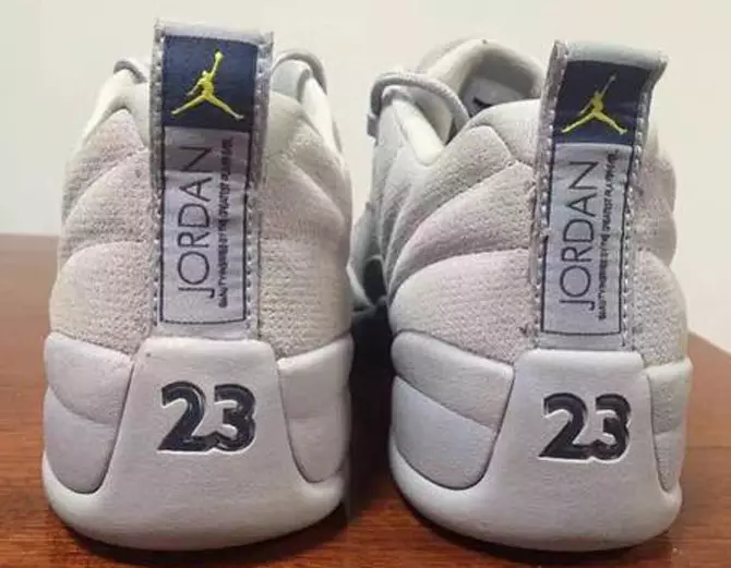 Air Jordan 12 Low 2017 Szary Granatowy Żółty