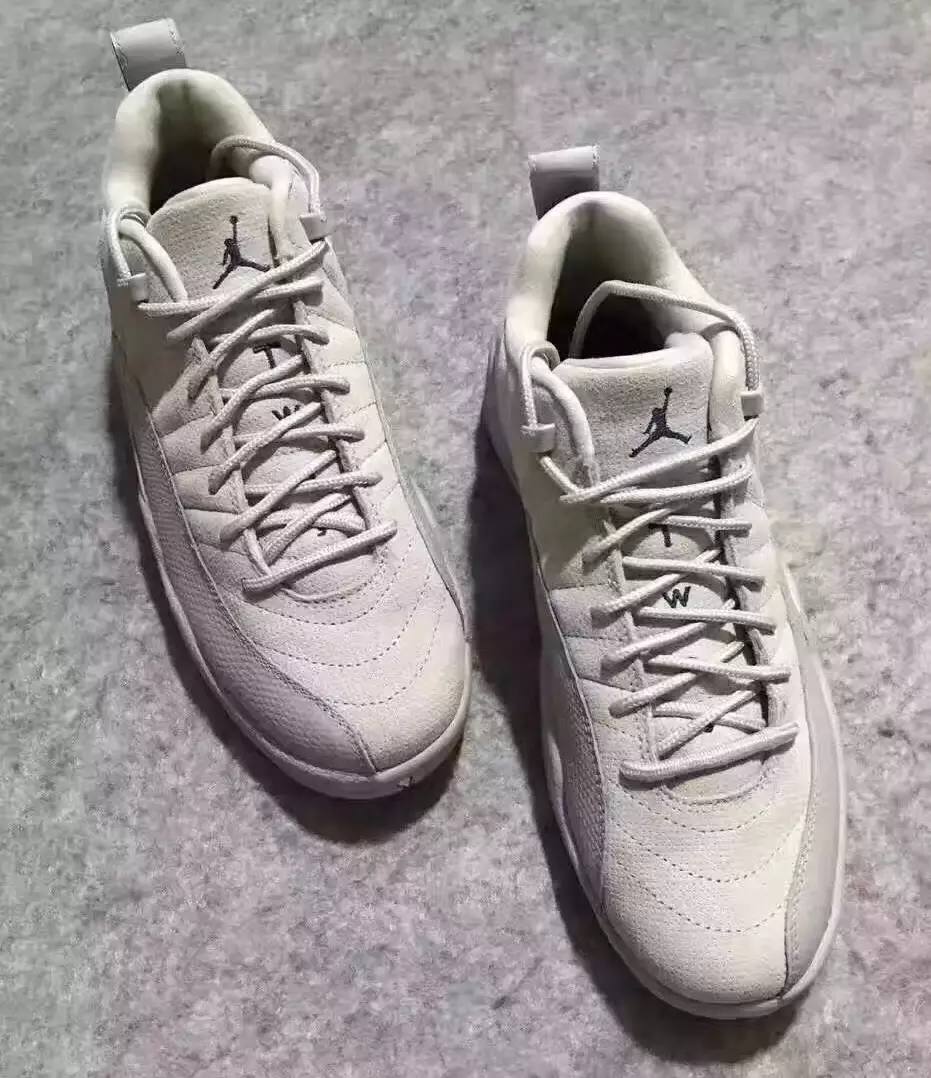 Air Jordan 12 Low 2017 kulrang ko'k-ko'k sariq