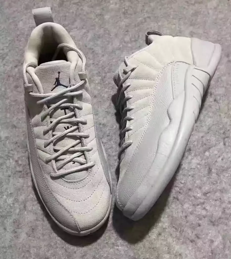 Air Jordan 12 Low 2017 Xám Hải quân Xanh Vàng