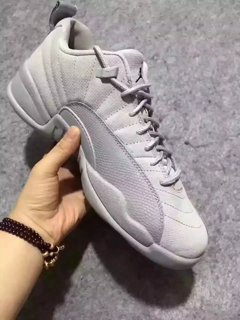 Air Jordan 12 Low 2017 kulrang ko'k-ko'k sariq