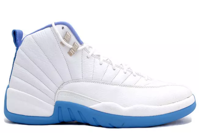 Air Jordan 12 Melo White University Blue 2004 он