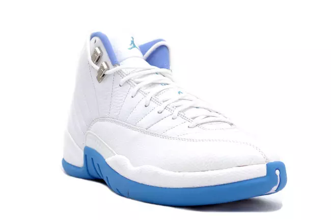 Air Jordan 12 Melo Beyaz Üniversite Mavi 2004