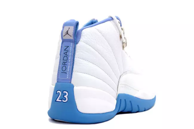 Air Jordan 12 Melo Bianche Blu Università 2004