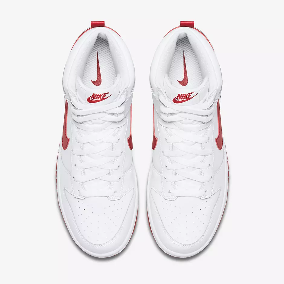 Nike Dunk High White Red