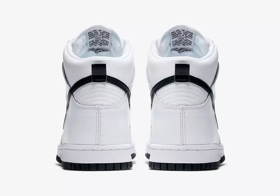 Nike Dunk High Сафеди Сиёҳ