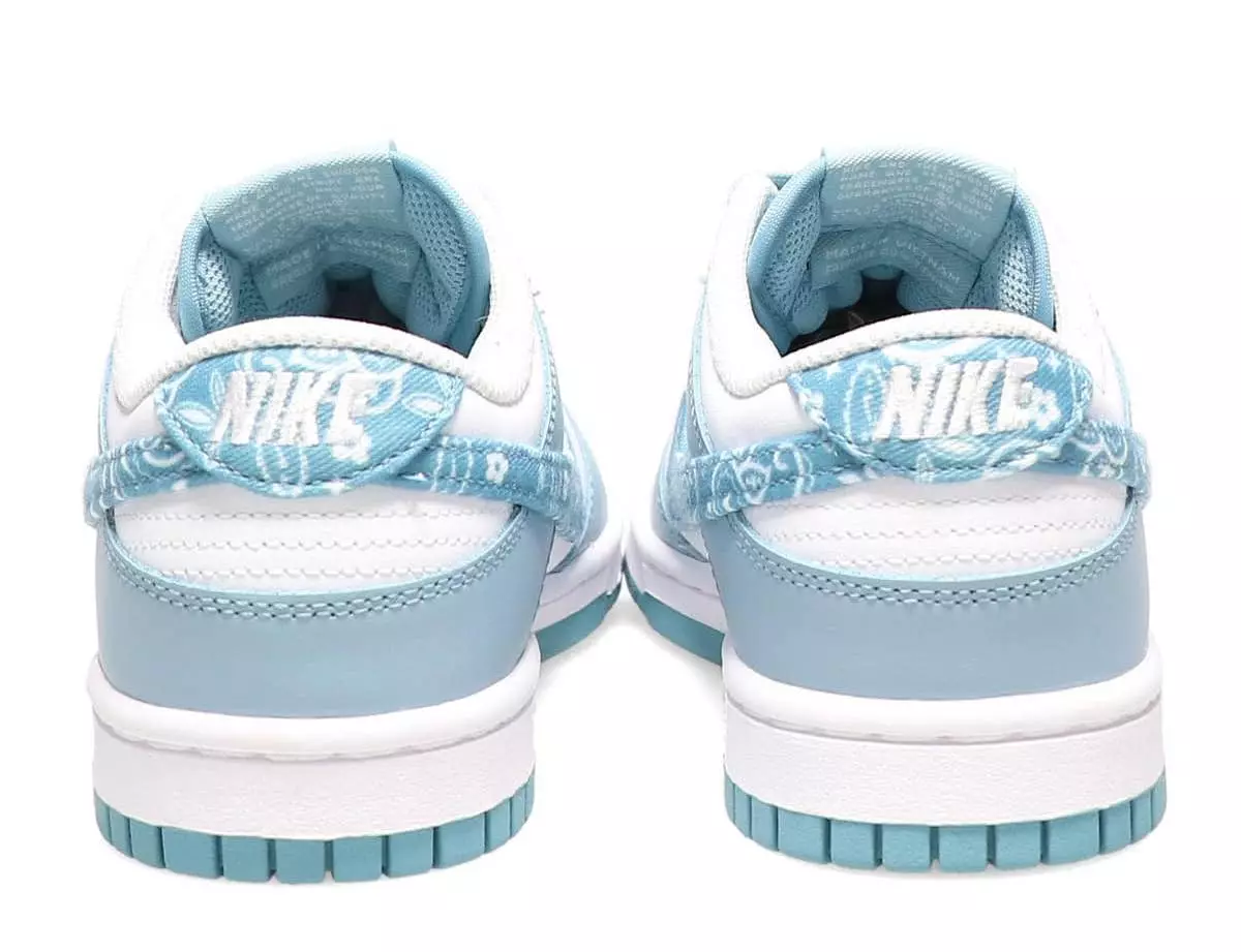 Дата выпуску Nike Dunk Low Blue Paisley DH4401-101