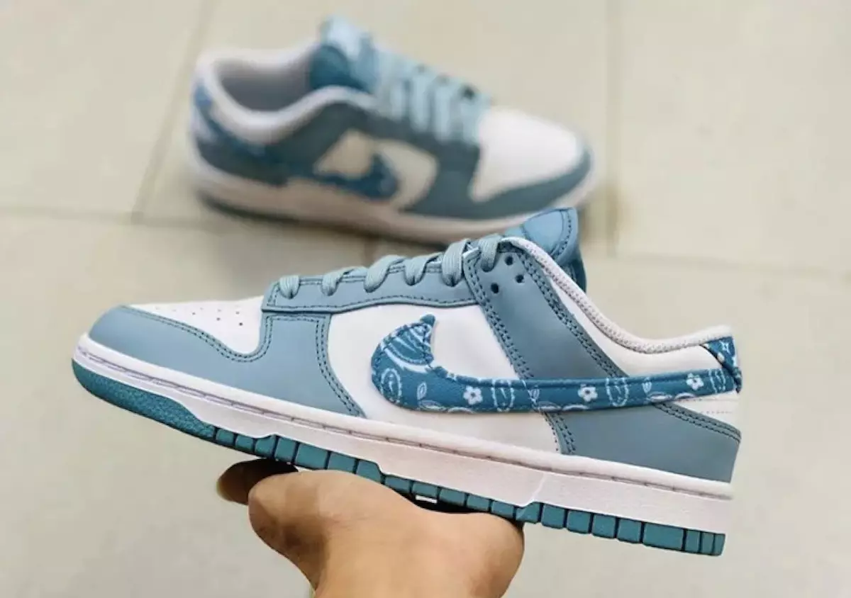 Ngày phát hành Nike Dunk Low Blue Paisley