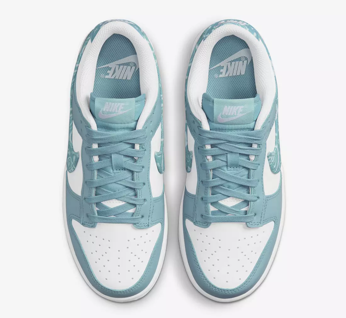 Nike Dunk Low Blue Paisley DH4401-101 Buraxılış Tarixi Qiymət