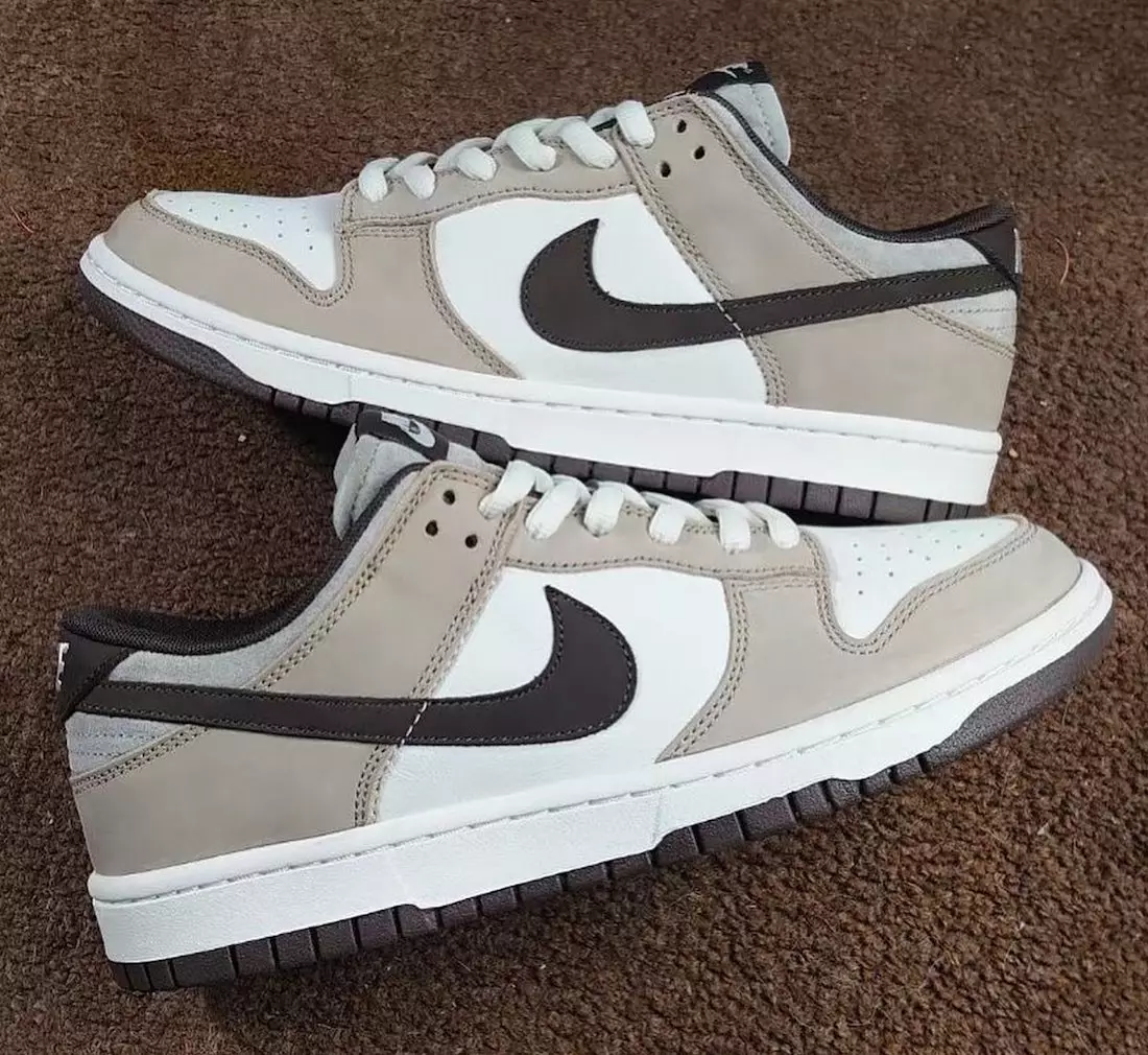 Nike Dunk Low White Grey Brown ဖြန့်ချိသည့်ရက်စွဲ