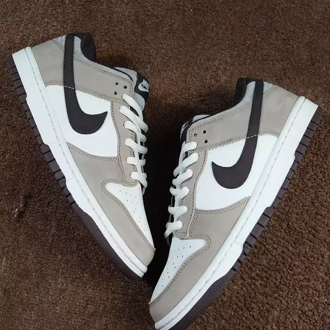 Nike Dunk Low White Grey Brown ဖြန့်ချိသည့်ရက်စွဲ