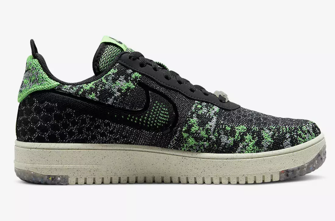 Nike Air Force 1 Crater Flyknit Black Volt DM0590-002 Шығарылым күні