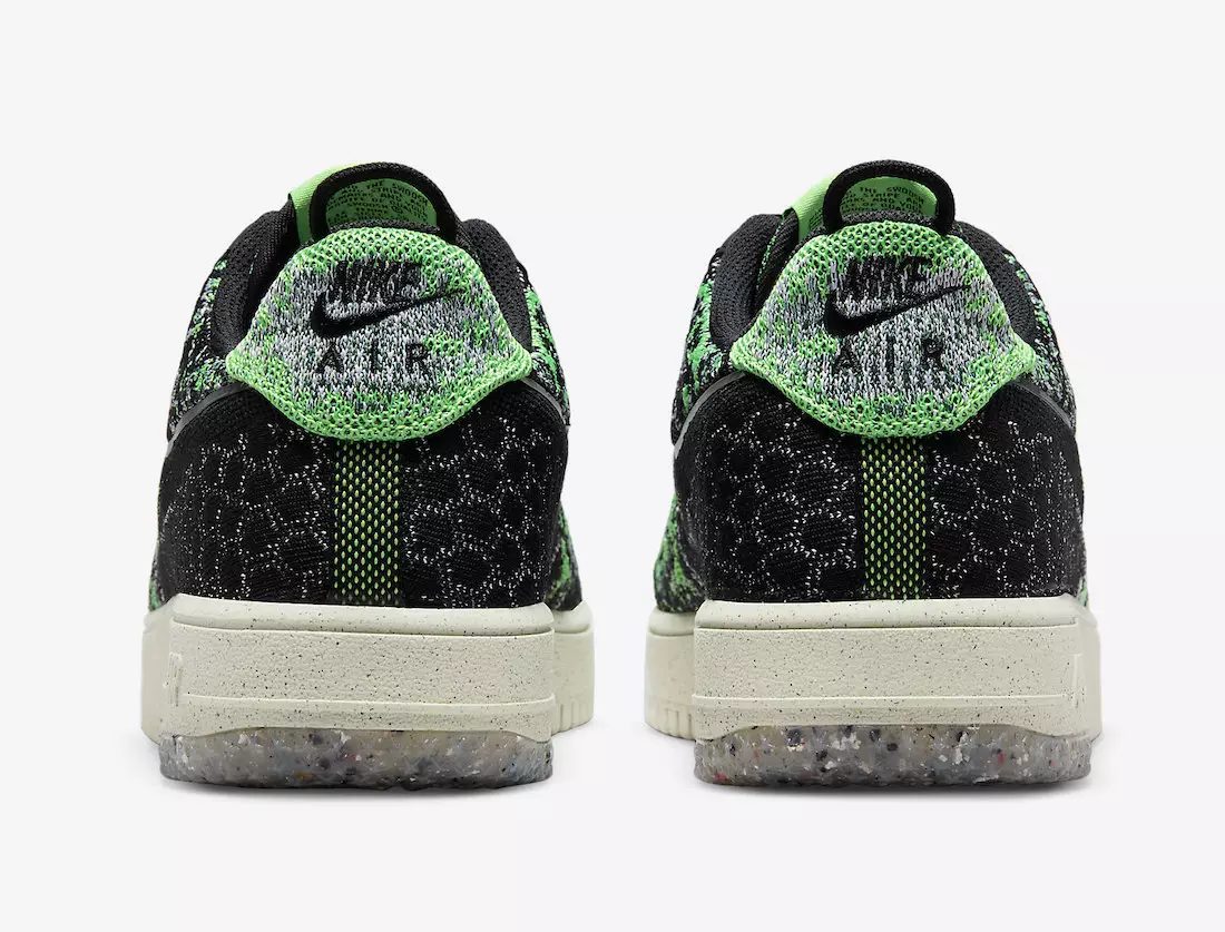 Nike Air Force 1 Crater Flyknit Black Volt DM0590-002 출시일