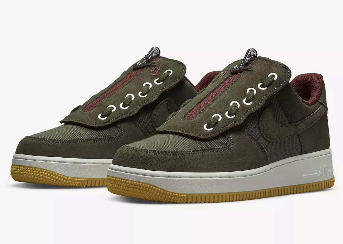 A capa baixa do Nike Air Force 1 aparece em