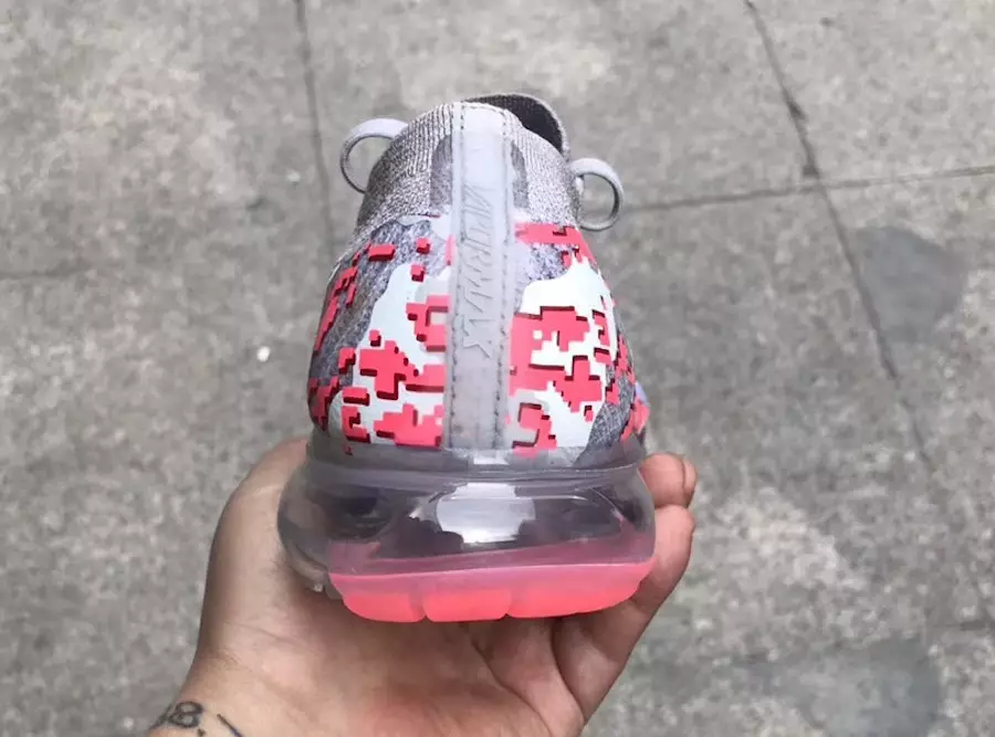 Nike VaporMax Rəqəmsal Camo Boz Çəhrayı