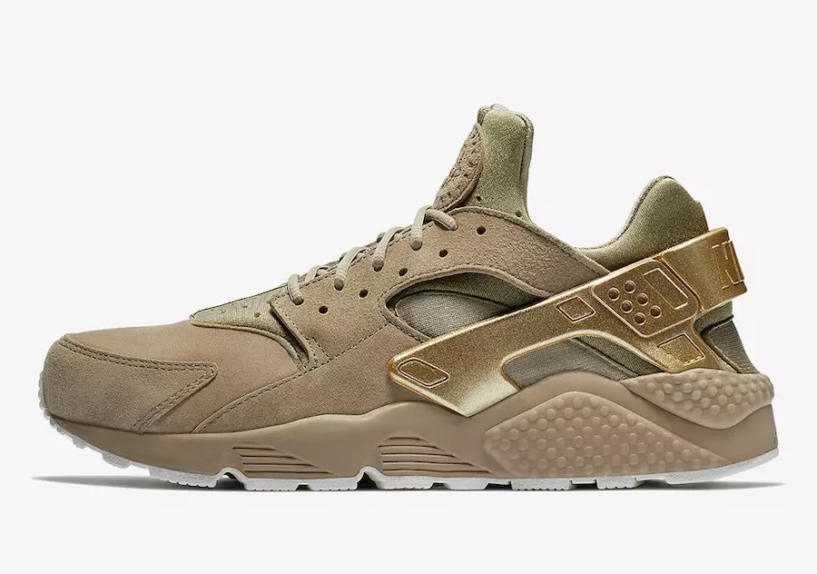 Nike Air Huarache Metaliczna Złota Moneta 704830-201