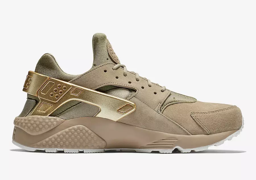 Nike Air Huarache Metaliczna Złota Moneta 704830-201