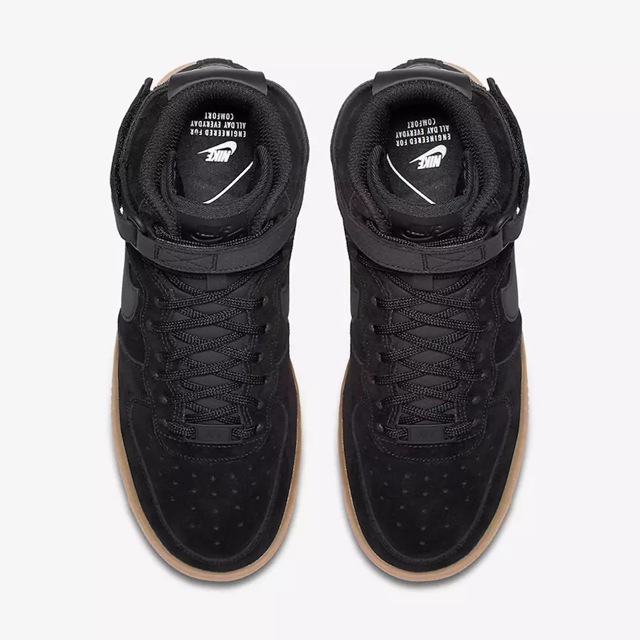 Nike Air Force 1 High Black Gum 860544-004