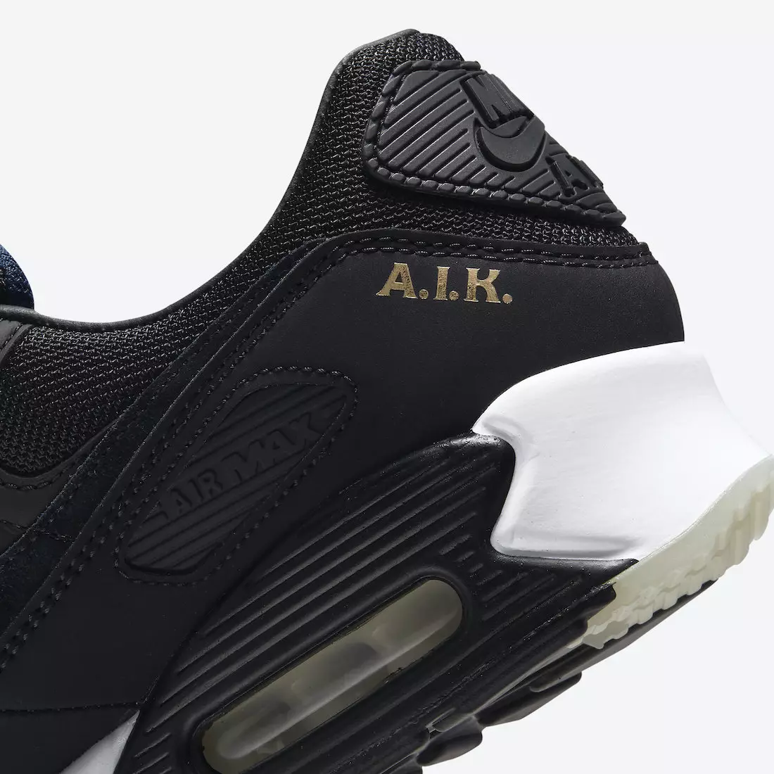 Nike Air Max 90 AIK Fotboll Black Gold DJ4602-001 ဖြန့်ချိသည့်ရက်စွဲ