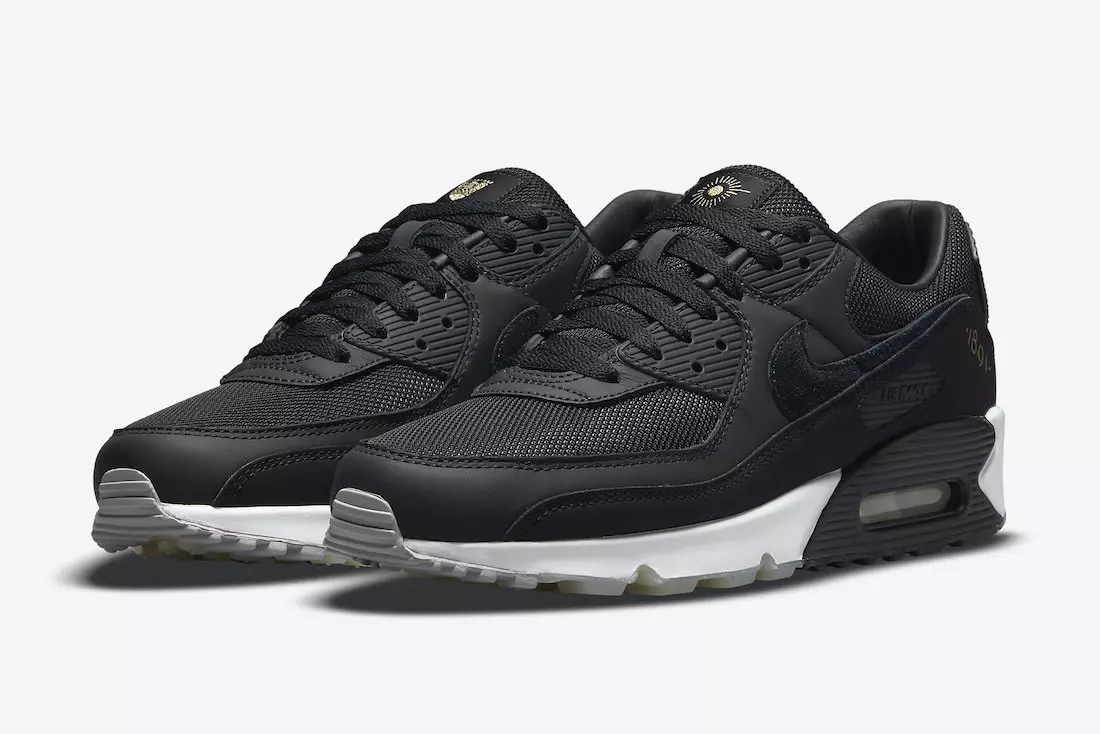 Nike Air Max 90 AIK Fotboll Black Gold DJ4602-001 Utgivningsdatum