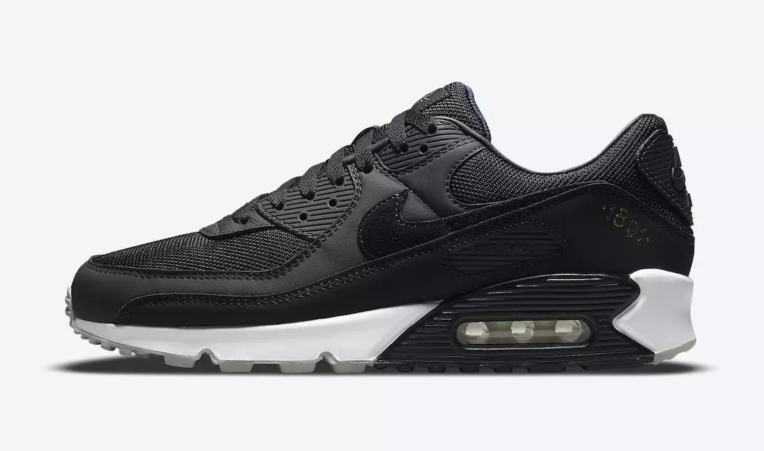 Ngày phát hành Nike Air Max 90 AIK Fotboll Black Gold DJ4602-001