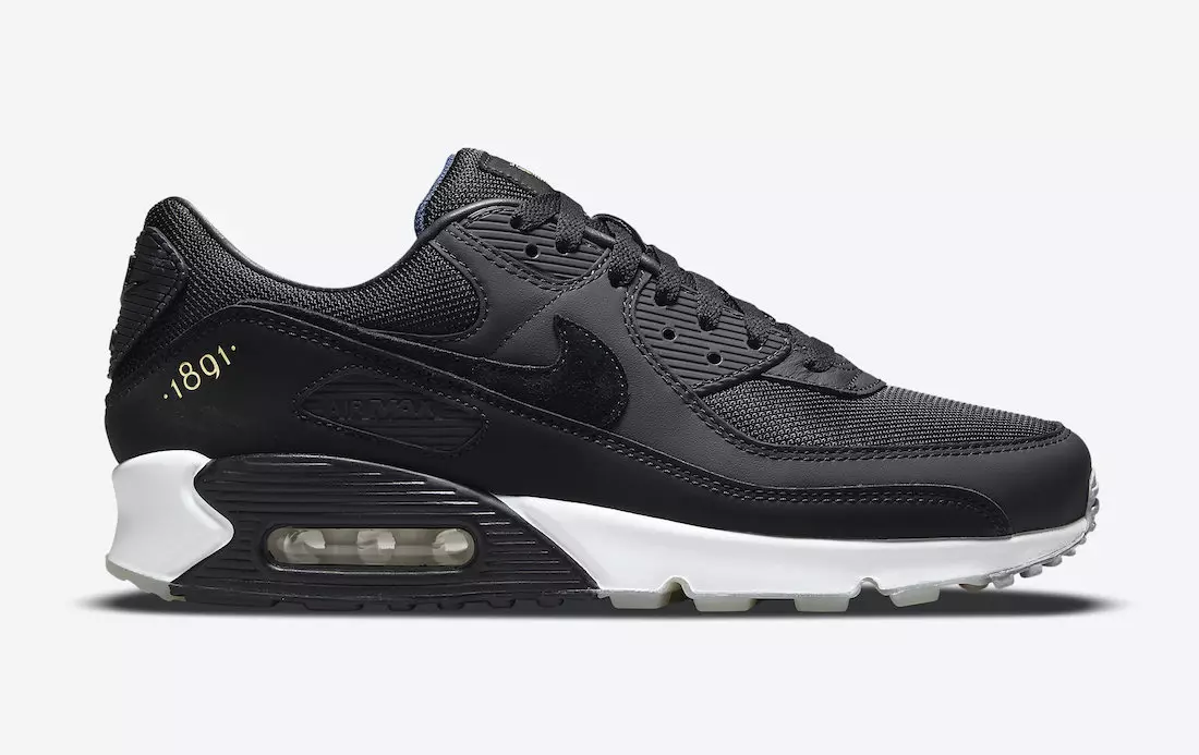 Nike Air Max 90 AIK Fotboll Black Gold DJ4602-001 Megjelenés dátuma