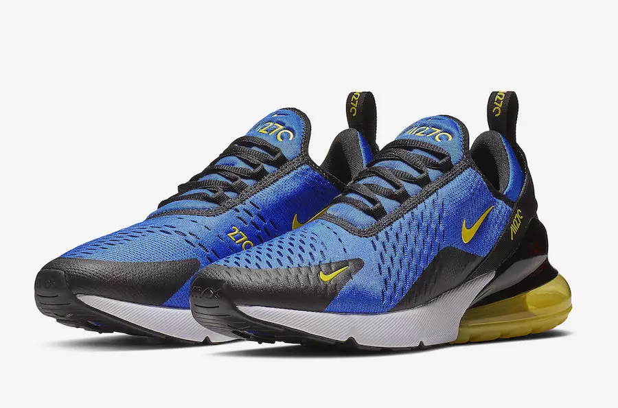 Nike Air Max 270 Game Royal Dynamic Yellow BV2517-400 Шығарылған күні