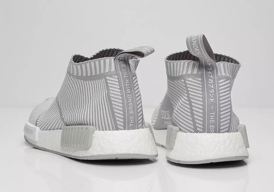 adidas NMD City Socke Hellgrau Weiß