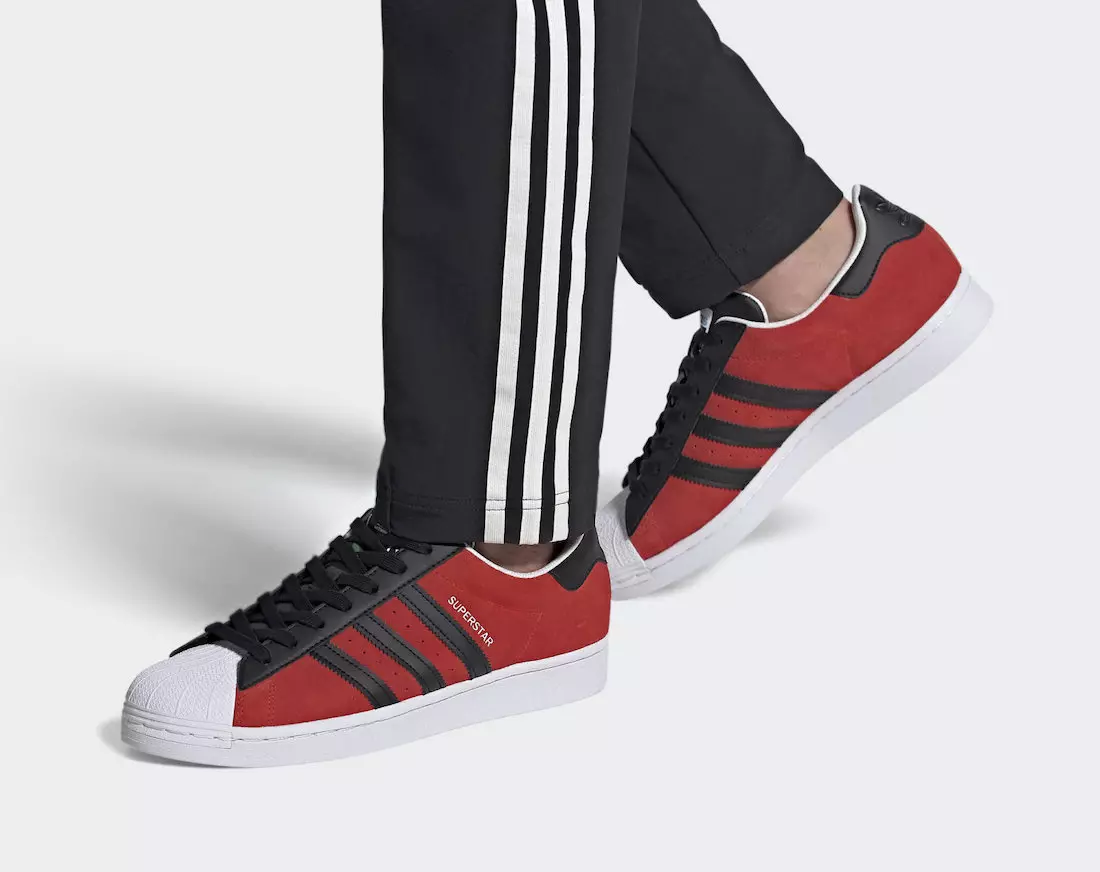 adidas Superstar Czerwony FU9522