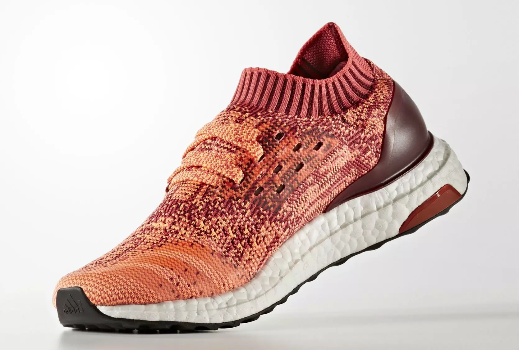 Adidas Ultra Boost Uncaged Solar Red Orange Burgundy