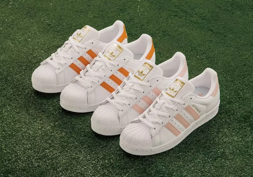 adidas Superstar Tactile Orange Ice Pink