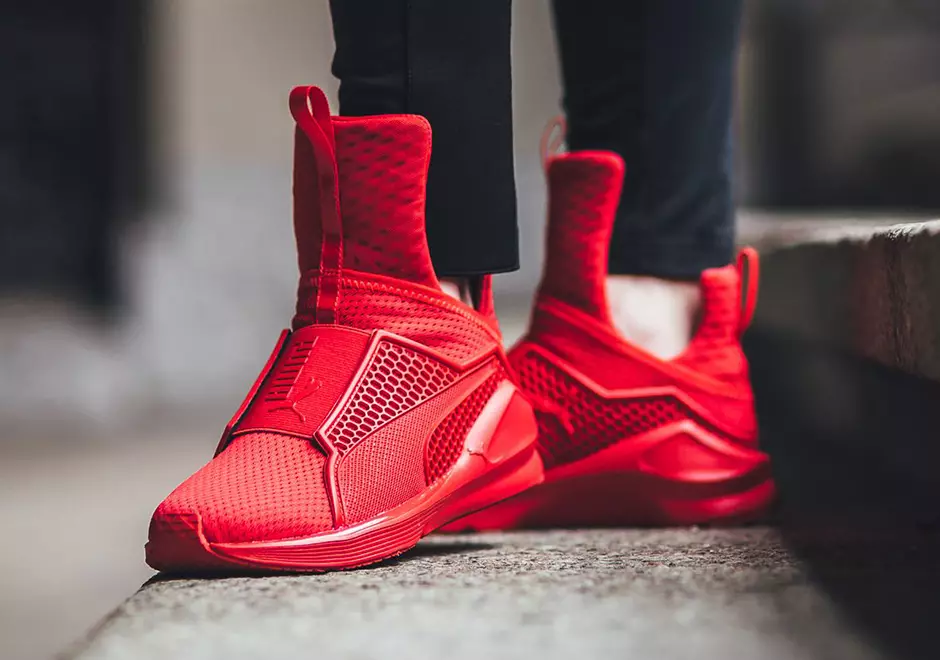 Rihanna PUMA Fenty Trainer On Feet