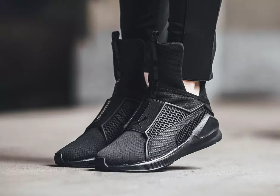 Rihanna PUMA Fenty Trainer On Feet