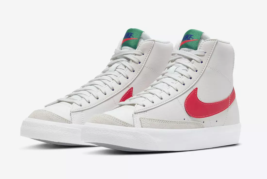 Nike Blazer Mid '77 pre deti so žiarivo karmínovými vlnovkami