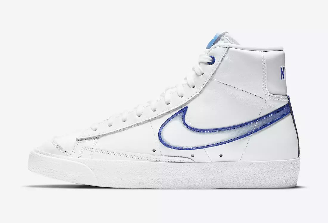 Nike Blazer Mid White Royal Blue DD9685-100 Дата на издаване