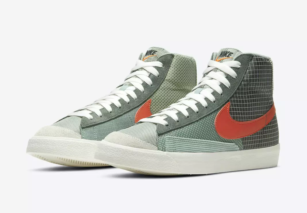 تاریخ انتشار Nike Blazer Mid 77 Patch Dutch Green DD1162-300