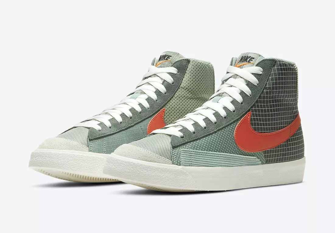 Nike Blazer Mid 77 Patch Dutch Green DD1162-300 تاريخ الإصدار