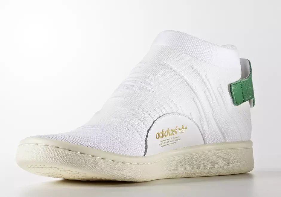 Adidas Stan Smith Sock Primeknit BY9252 White Green