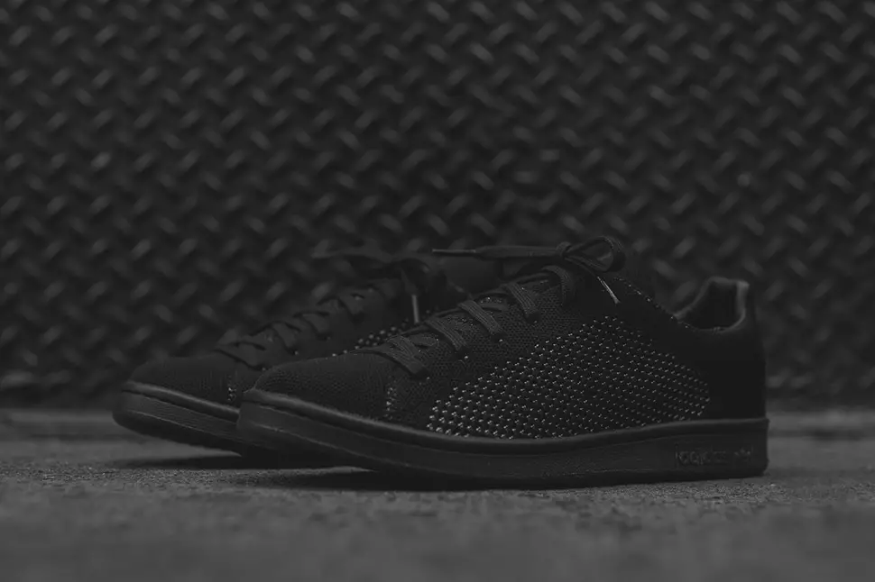 Triple Black adidas Stan Smith Primeknit