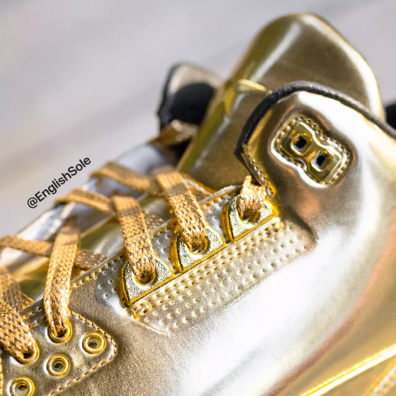 Usher Air Jordan 3 Gold Sample