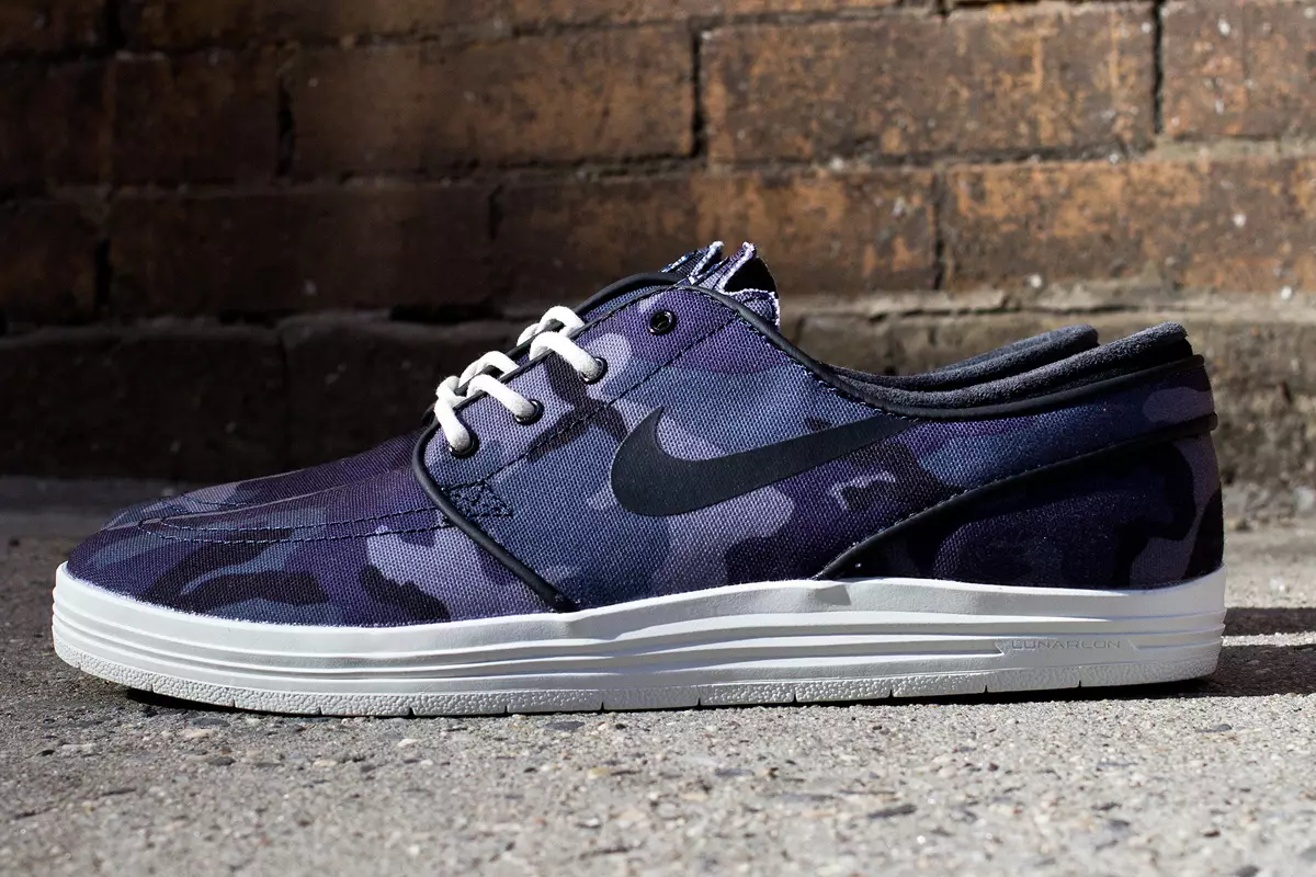 Nike SB Lunar Stefan Janoski Dark Blue Camo