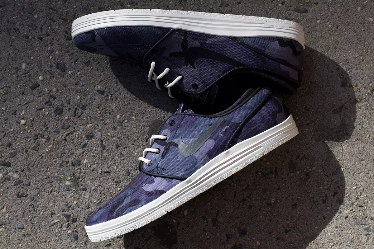 Nike SB Lunar Stefan Janoski Dark Blue Camo