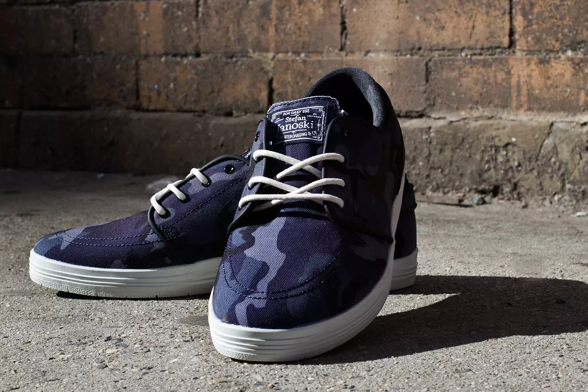 Nike SB Lunar Stefan Janoski Dark Blue Camo